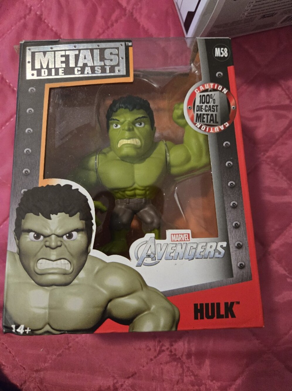 Marvel Green Hulk Action Figure with Black Hair
